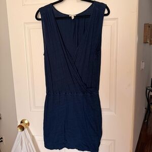 Soft Joie Navy Blue Wrap Style Dress